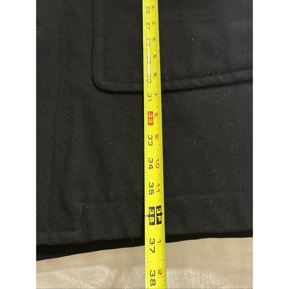 (W1)Liz Claiborne Men’s Wool Hidden Zipper Button Front Coat Size L Pockets - Picture 4 of 15